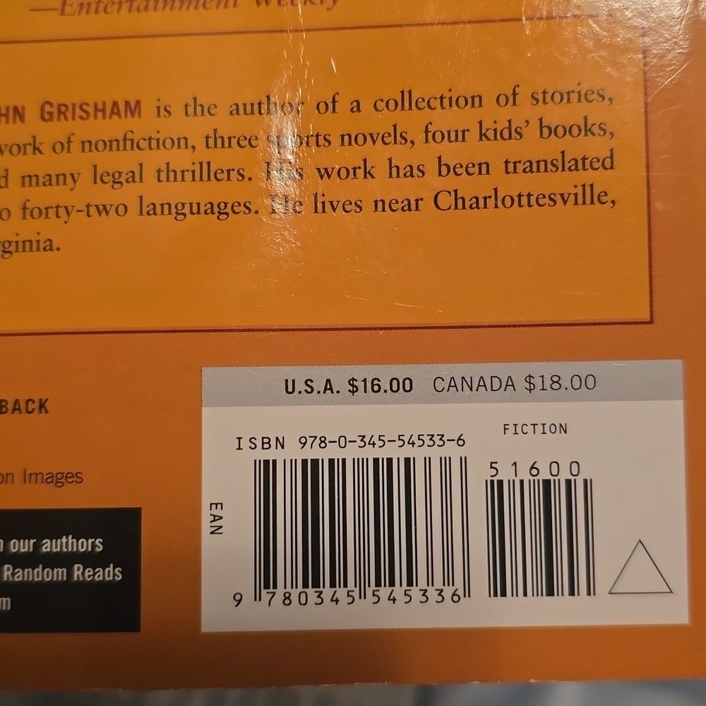 John Grisham Book Set - The Brethren (Hardcover) and The Racketeer (Paperback) - Picture 3 of 5